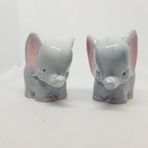 Vintage Elephant Salt & Pepper Shakers Antiques